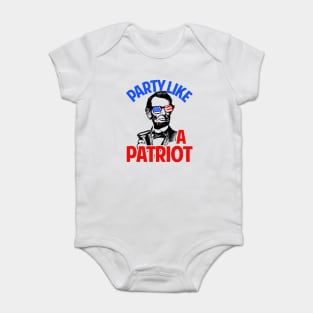 Party Like A Patriot Baby Bodysuit